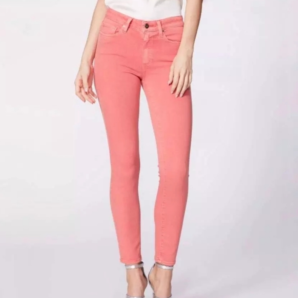 Paige Verdugo Ultra Skinny Orange Women's Pants.  28